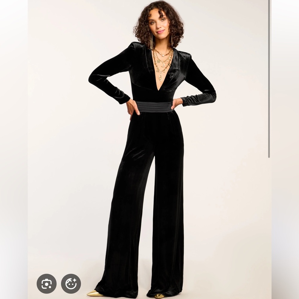 Ramy Brook Gabriel Plunging Jumpsuit